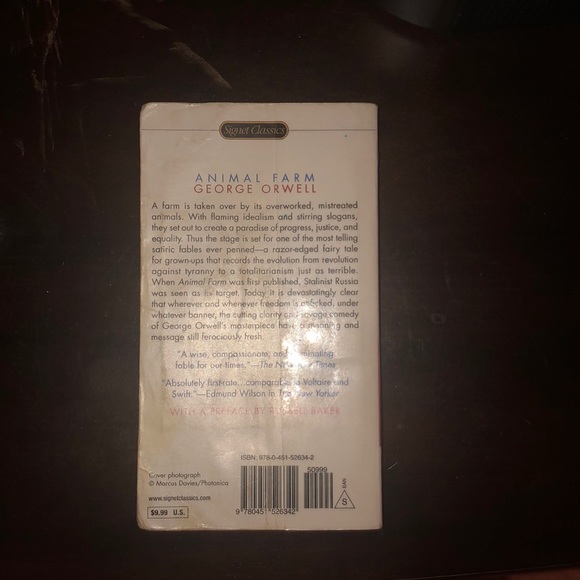 Animal Farm by: George Orwell - Picture 2 of 2